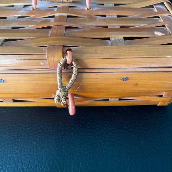 Vintage Small Woven Basket (Japan) - Picture 2 of 4
